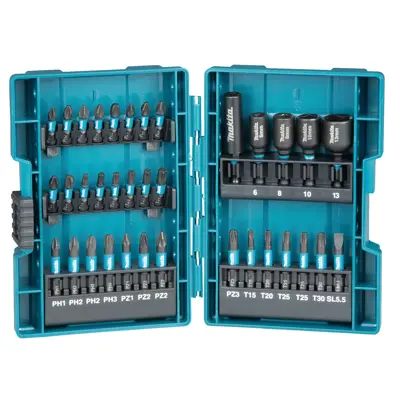 Bitssett Impact Black 1/4" 35 deler