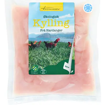 Fryst Skivet/wok kylling øko 400 g