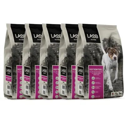 Hundefôr Vektkontroll små hunder 5x3 kg