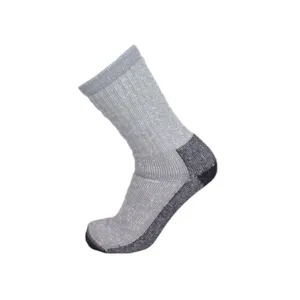 Ullsokker frotte grå 2 pk