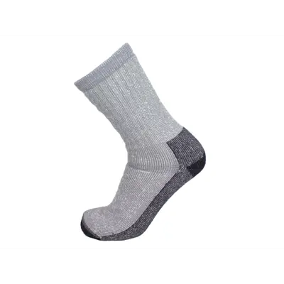 Ullsokker frotte grå 2 pk