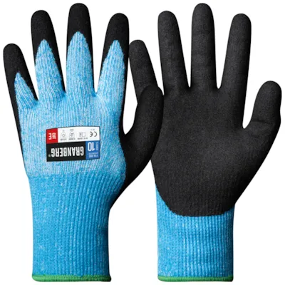 Vernehansker vinter kuttbestandig blå