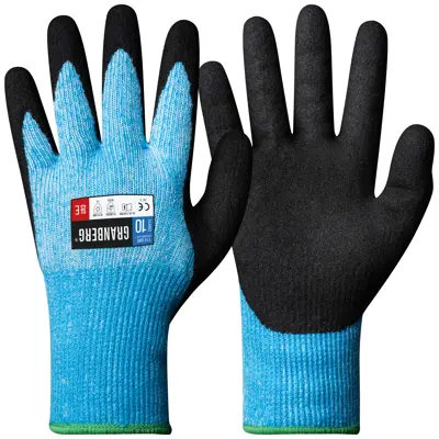 Vernehansker vinter kuttbestandig blå