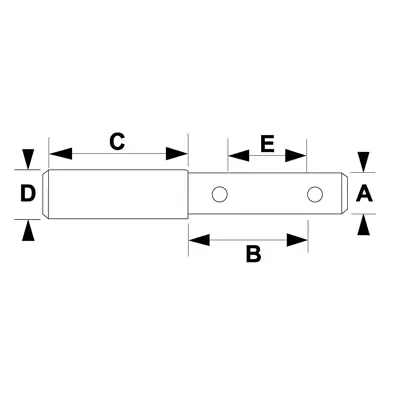 Bolt toppstag kat. 2 og 3 25/75 mm 32/78 mm, bilde 2