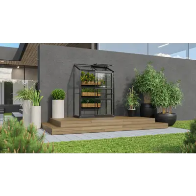 Drivhus med glass Ida 900