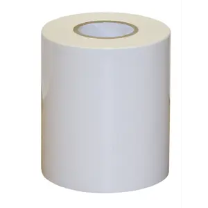 Rundballeteip hvit 100 mmx25 m