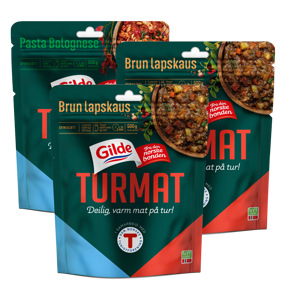 Turmat 1 pasta bolognese og 2 lapskaus 120 g