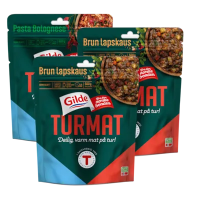 Turmat 1 pasta bolognese og 2 lapskaus 120 g