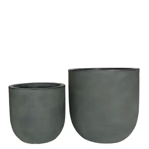 Blomsterpotte Pico sett à 2 stk grønn