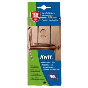 Kvitt trefelle for rotte