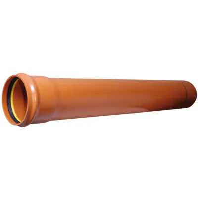 Spillvannsrør PVC SN8 6 m