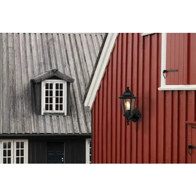 Utelampe Kristiansand svart, bilde 2