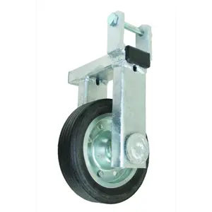 Støttehjul for beitegrind