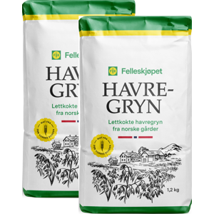 Havregryn 1,2 kg 2 stk