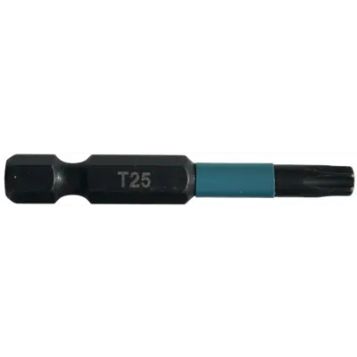Bits T25 50 mm 1/4" Impact Black