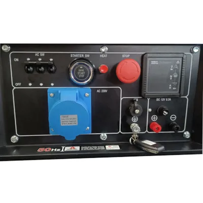 Aggregat 6000W 16A, Norsk 3-fas 230V, bilde 3