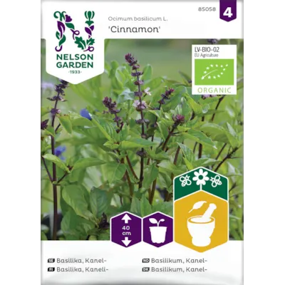 Frø kanelbasilikum Cinnamon økologisk
