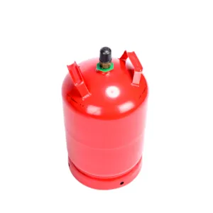 Propanflaske og gass 11 kg stål påtrykksventil