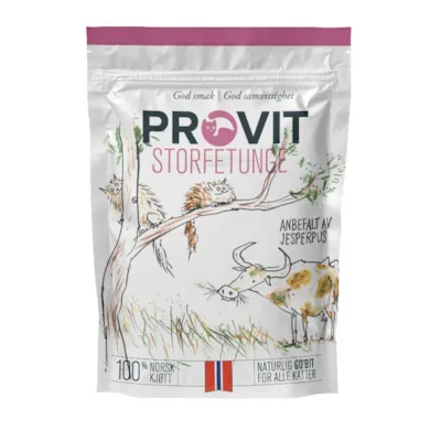 Kattesnacks storfetunge 40 g