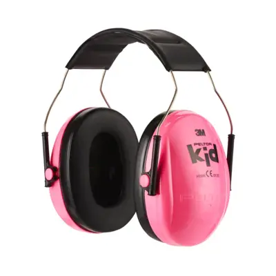 Hørselvern Peltor barn neonrosa