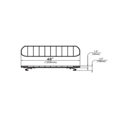 Varsellys bjelke LED 120 cm, bilde 2