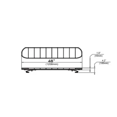 Varsellys bjelke LED 120 cm, bilde 2