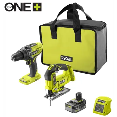 Håndtverkersett  18V One+ R18CK2PJ-1X40S, bilde 2
