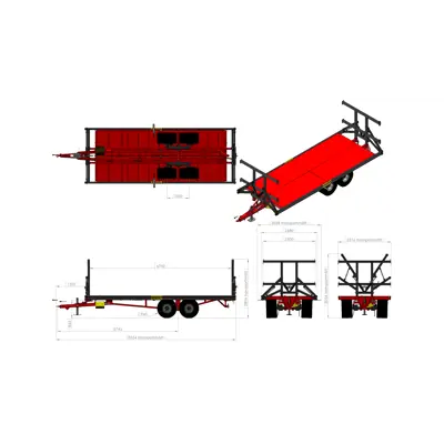Rundballehenger MetaMid 6,75 meter, bilde 4