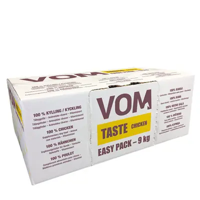 Tilleggsfôr Taste kylling frosset Easy Pack 9 kg