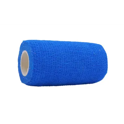 Selvkledende bandasje blå