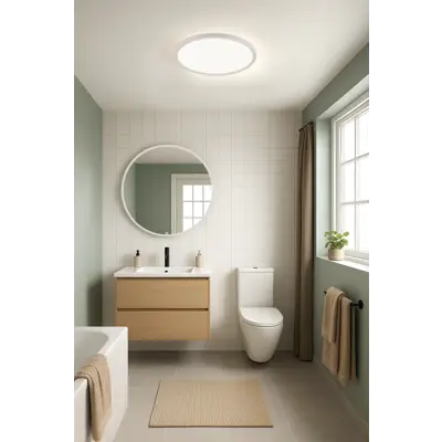 Taklampe Luna plafond 30 cm dimbar, bilde 2