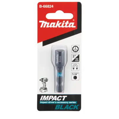 Magnetisk sekskanthylse 6x50 mm 1/4", bilde 2