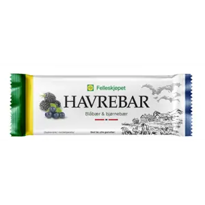 Havrebar blåbær og bjørnebær