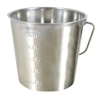 Rustfri bøtte 12,3 L