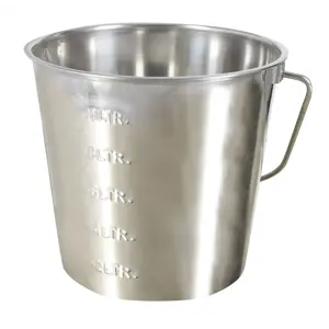 Rustfri bøtte 12,3 L