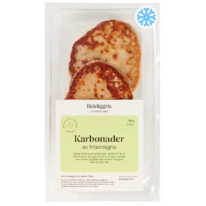 Fryste Karbonader av Frilandsgris 2 pk