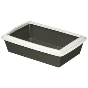 Kattedo åpen med ramme svart