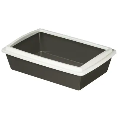 Kattedo åpen med ramme svart