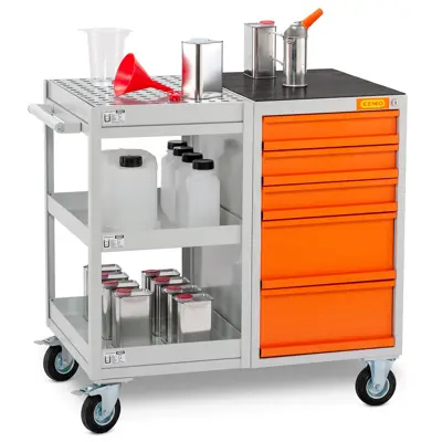 Verkstedtralle med skuffer, bilde 2