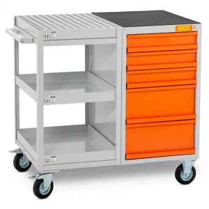 Verkstedtralle med skuffer