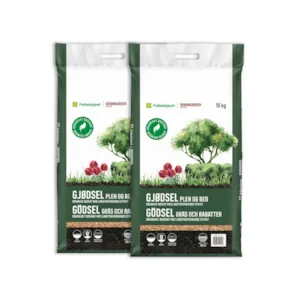 Hagegjødsel plen og bed 10 kg 2 stk