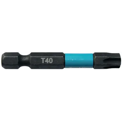 Bits T40 50 mm 1/4" Impact Black
