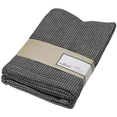 Kjøkkenhåndkle 2 pk svart, hvitt