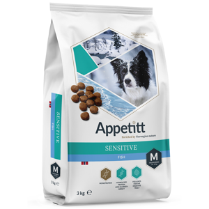 Hundefôr Sensitive Fish Medium Breed 3 kg