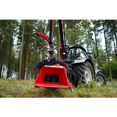 Flishugger TP 270 PTO drift med kran, bilde 5