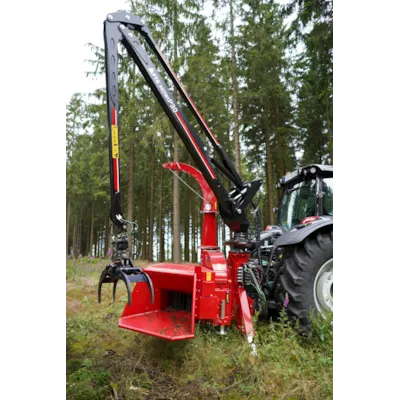 Flishugger TP 270 PTO drift med kran, bilde 3