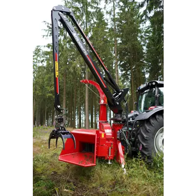 Flishugger TP 270 PTO drift med kran, bilde 3