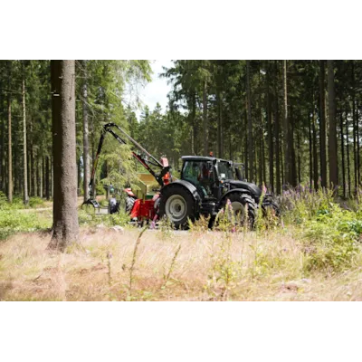 Flishugger TP 270 PTO drift med kran, bilde 4