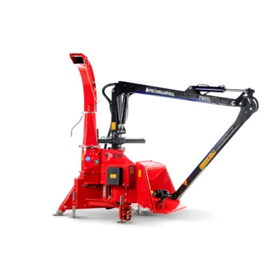 Flishugger TP 270 PTO drift med kran