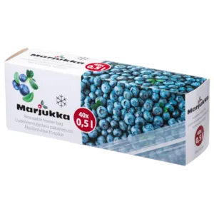 Frysepose med ziplås 40 x 0,5 L